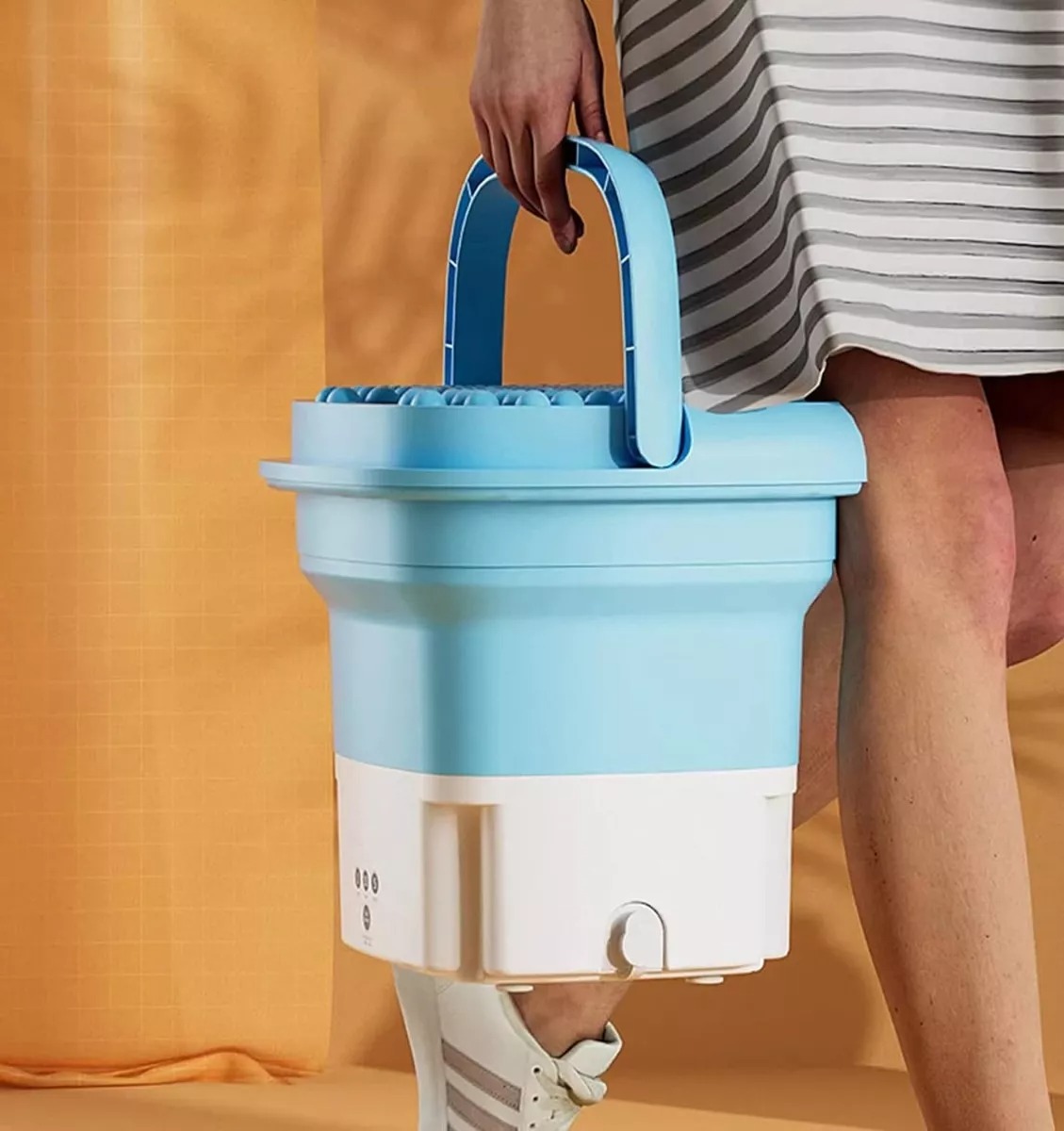 MINI LAVADORA PORTATIL CENTRIFUGADO